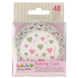 Hearts - Baking cups 